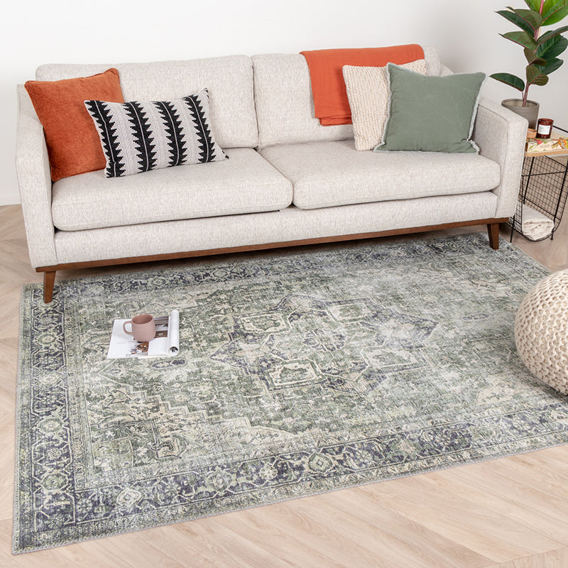 Vintage Rug - Lugan Green