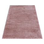 High-Pile Floor Rug - Fuzzy Pink