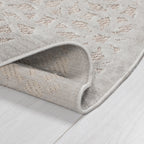 Balcony rug - Piatto Argento Silver/White