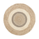 Round Jute Rug - Mirai Border White/Blend