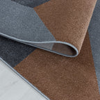 Modern floor rug - Optimism Design Brown/Gray