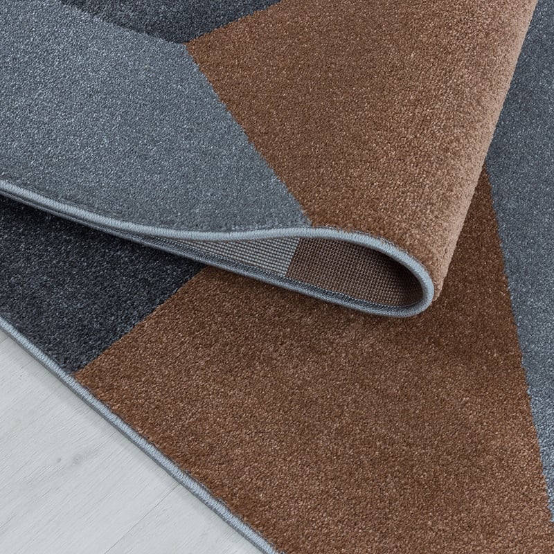 Modern floor rug - Optimism Design Brown/Gray