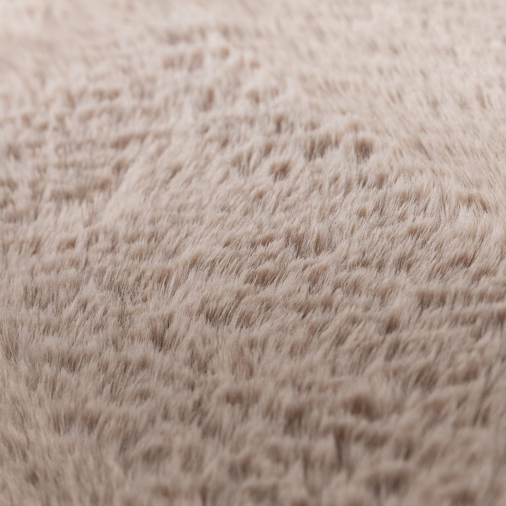 Soft Low-Pile Rug – Cozy Ripple Taupe