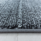 Modern floor rug - Optimism Block Silver/Grey