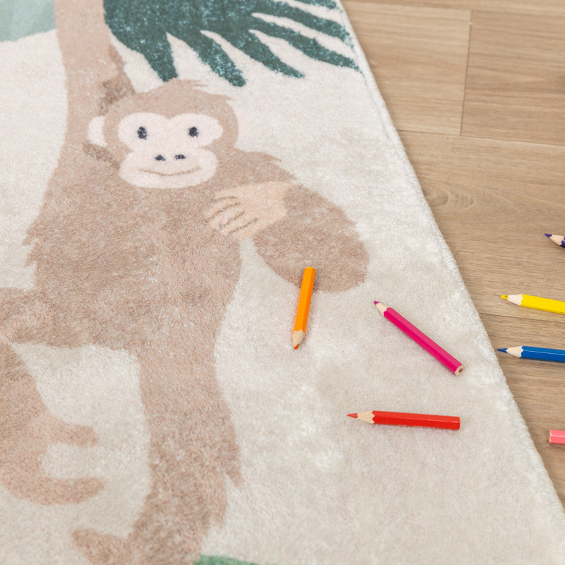 Kids Rug - Jungle Leopard Multicolour