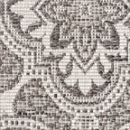 Square Outdoor Rug - Summer Oriental Grey