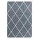 Low-pile floor rug - Smoothly Lines Grey/White