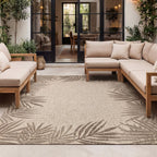 Outdoor Rug - Tiga Edge Taupe