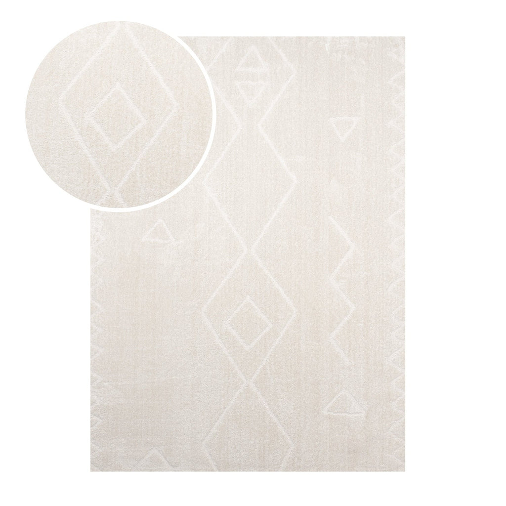 Japandi Rug - Yori Geo Cream/White