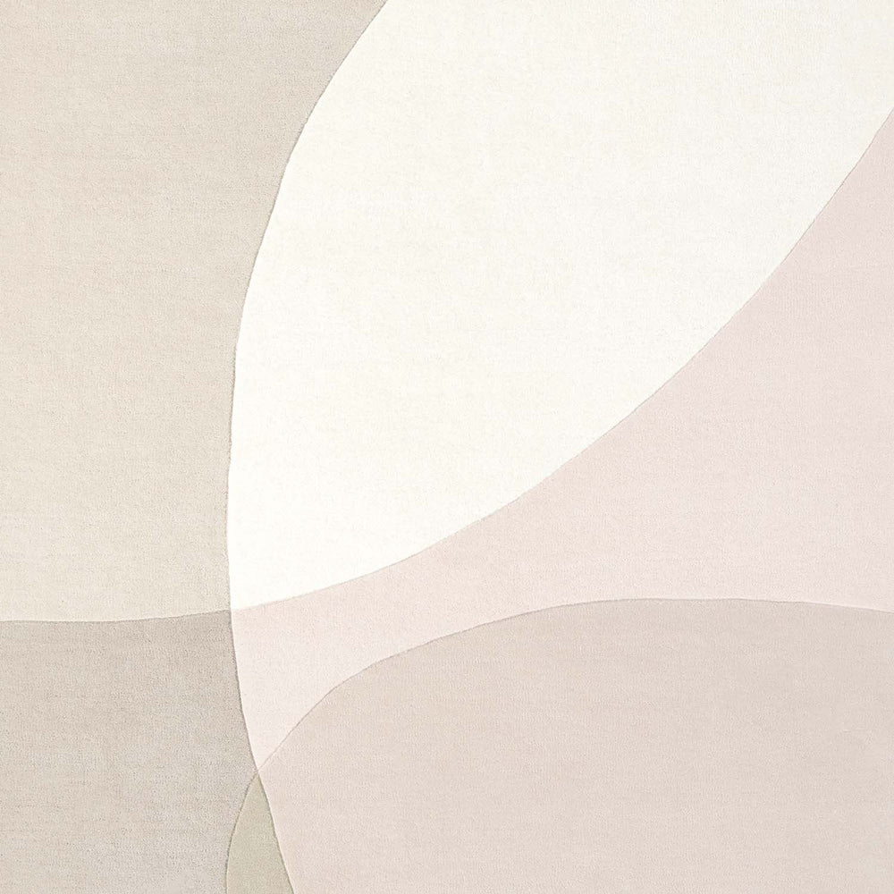 Organic floor rug - Shades White/Cream 100