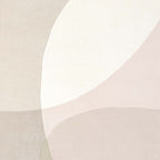 Organic floor rug - Shades White/Cream 100