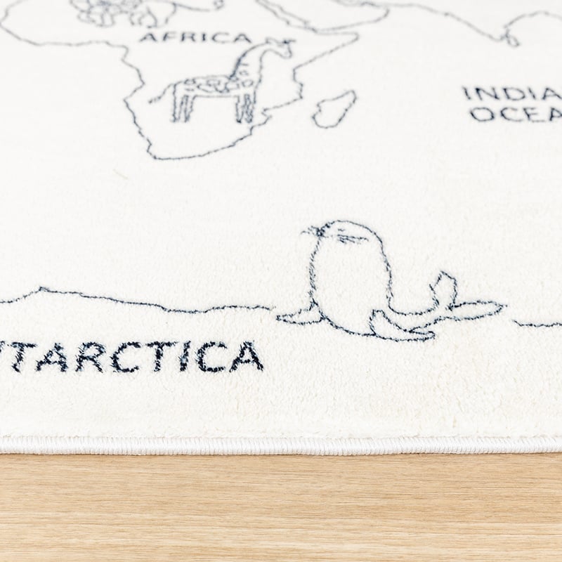 Kids Rug - Globe Cream