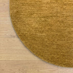 Round wool rug - Leone Gold