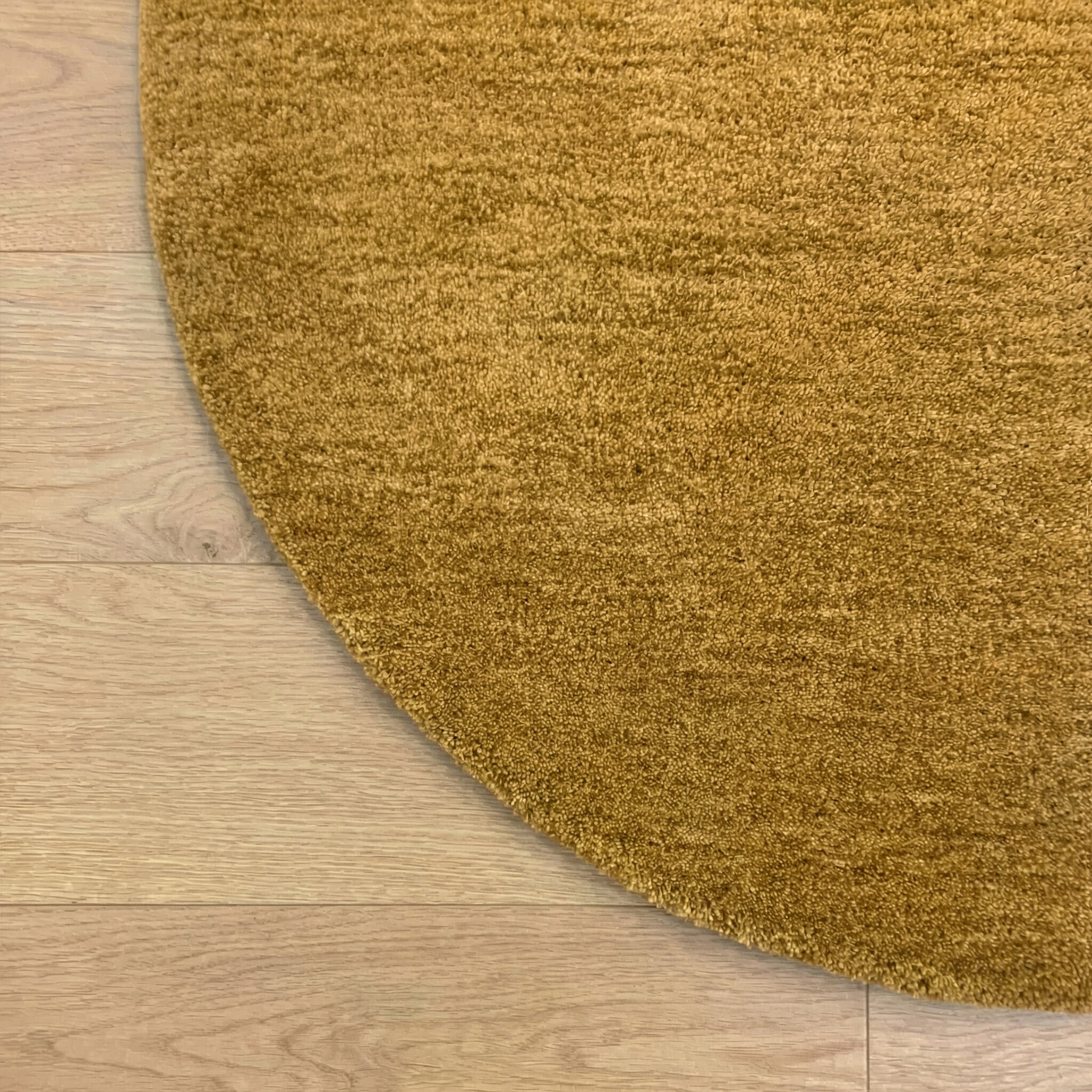 Round wool rug - Leone Gold