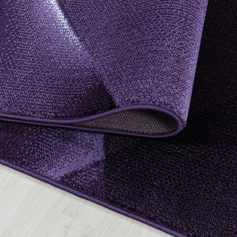Modern floor rug - Streaky Design Purple