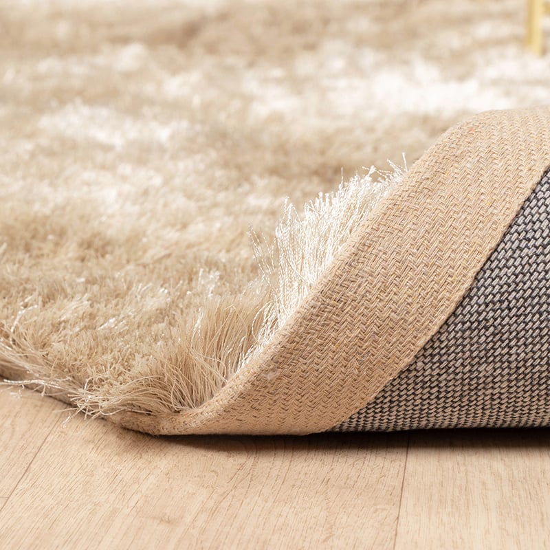 High Pile Rug - Glorious Champagne/Cream