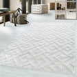 Scandinavian Area Rug - Pitea Pattern Cream