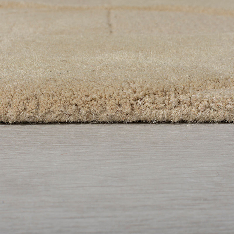 Round modern floor rug - Mozo Gigi Beige/Cream