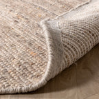 Round Wool Rug - Feline Taupe/Blended