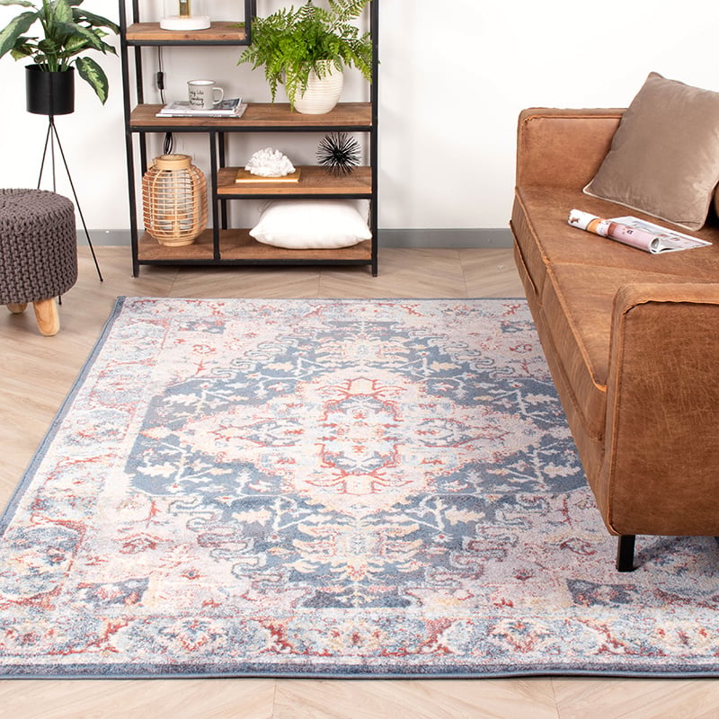 Vintage Rug - Inspire Blue/Red No. 216