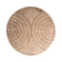 Round High Pile Rug - Carvy Arches Taupe