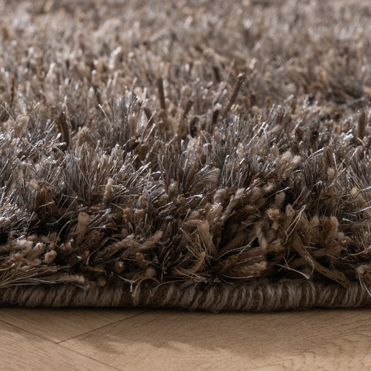 Round Shaggy Rug - Grace Grey