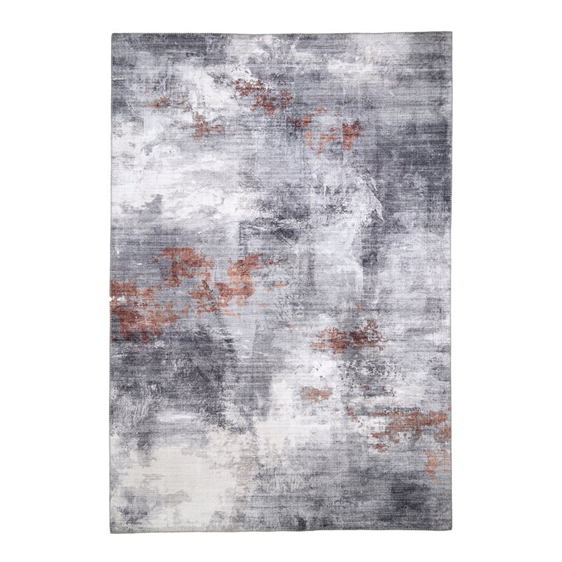 Modern Rug - Strong Grey/Terra