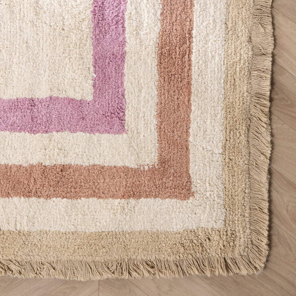 Washable kids rug - Milo Pink