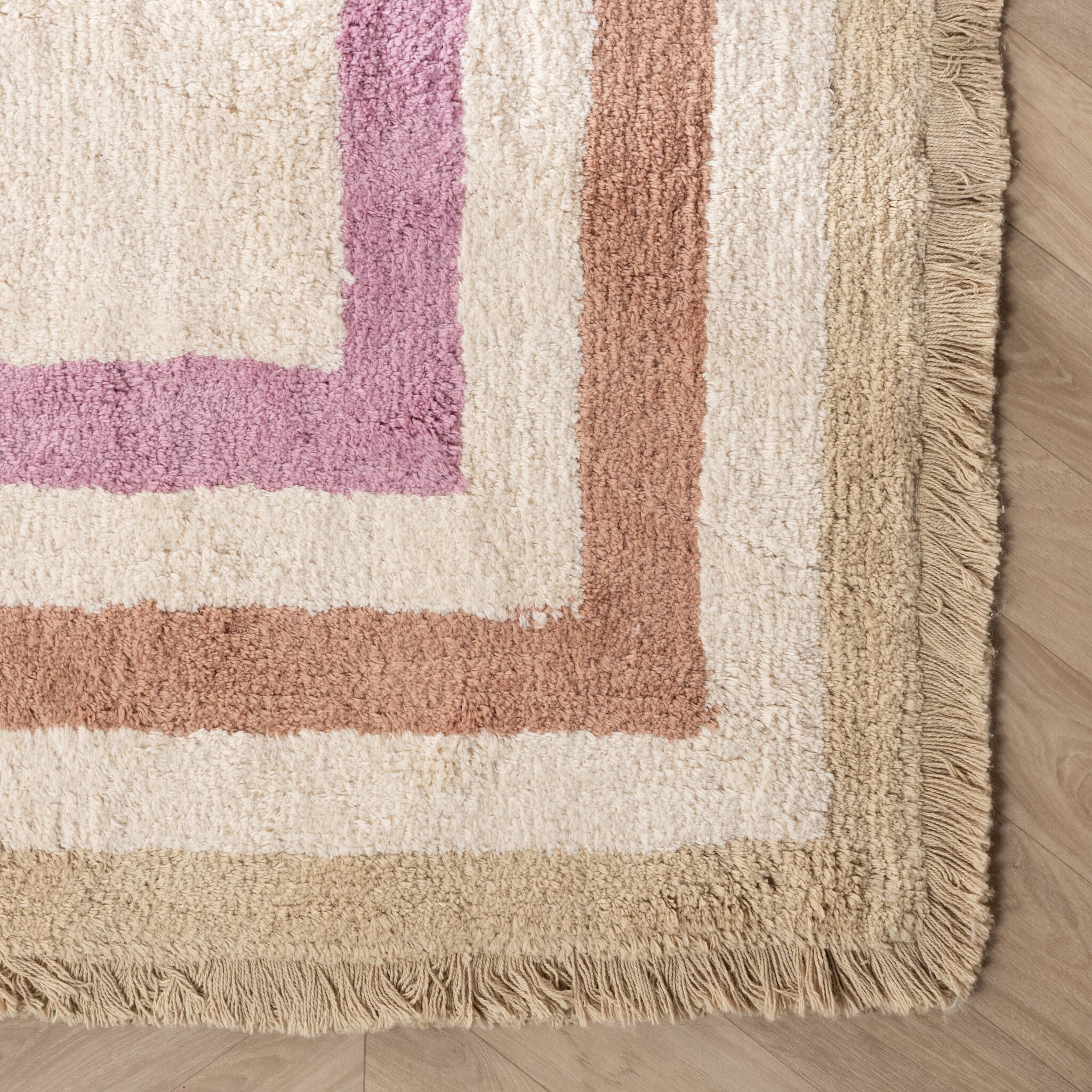 Washable kids rug - Milo Pink