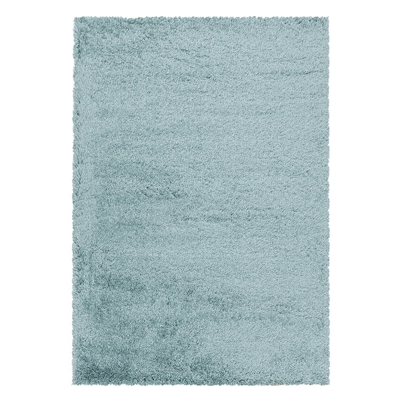 High-Pile Floor Rug - Fuzzy Light Blue