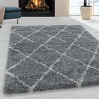 Berber Rug - Agadir Lines Grey/Cream