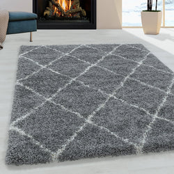 Berber Rug - Agadir Lines Grey/Cream