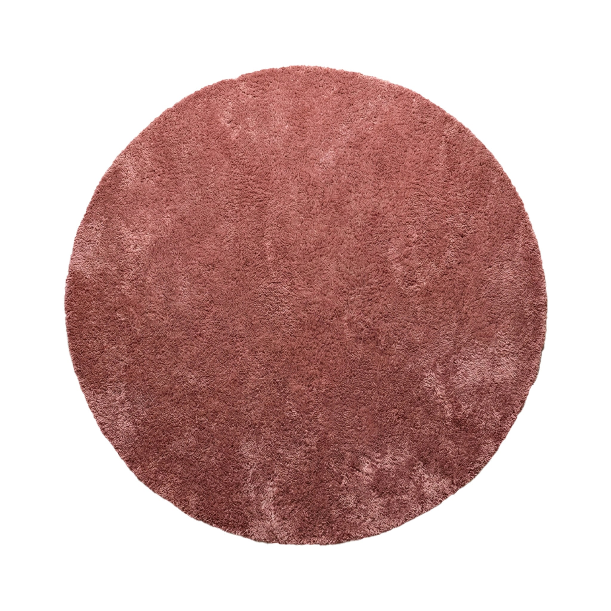 Round Washable Rug – Clean Pink