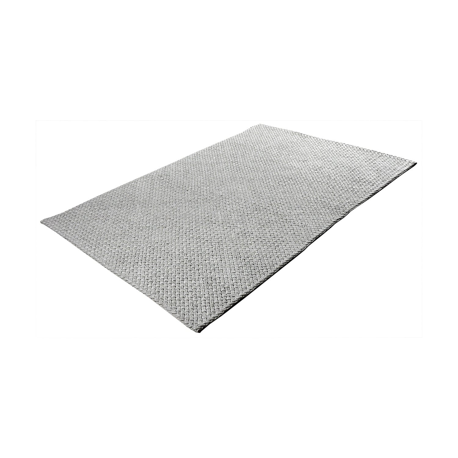 Wool Floor Rug - Brienne Light Grey