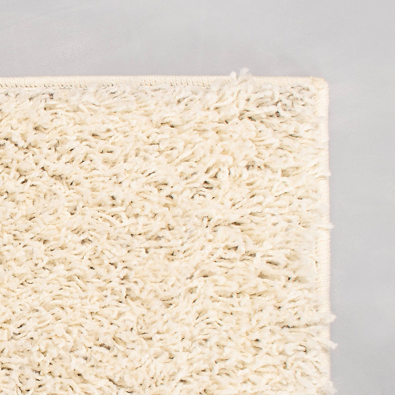 High Pile Runner - Solid White