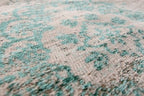 Vintage floor rug - Fading World Jade Oyster 8259