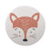 Round Washable Kids Rug - Sammy Fox Orange