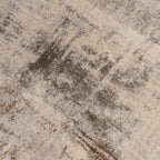 Round Abstract Rug - Xavier Brush Taupe/Grey