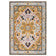 Wool floor rug - Wallo Dahlia Yellow/Multicolor