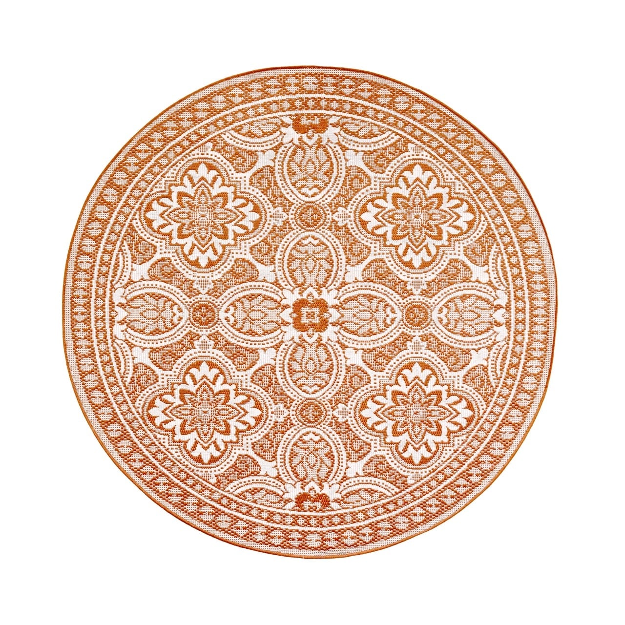 Round Outdoor Rug - Summer Oriental Terra