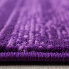 Modern floor rug - Plus Purple 8000