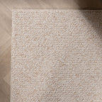 Washable Rug - Bruno Cream/White