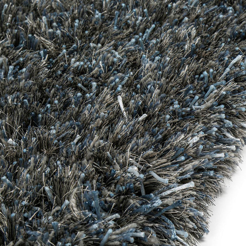 Shaggy floor rug custom made - New Paulo Anthracite 211