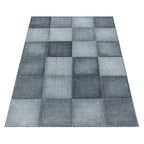 Modern floor rug - Optimism Block Silver/Grey