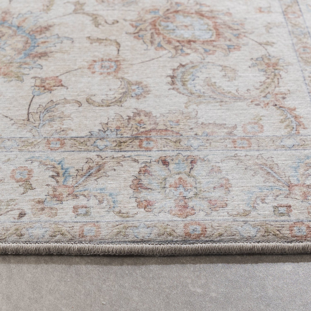 Washable Runner - Domingo Oriental White