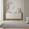 Washable floor rug - Elto Stripe Grey
