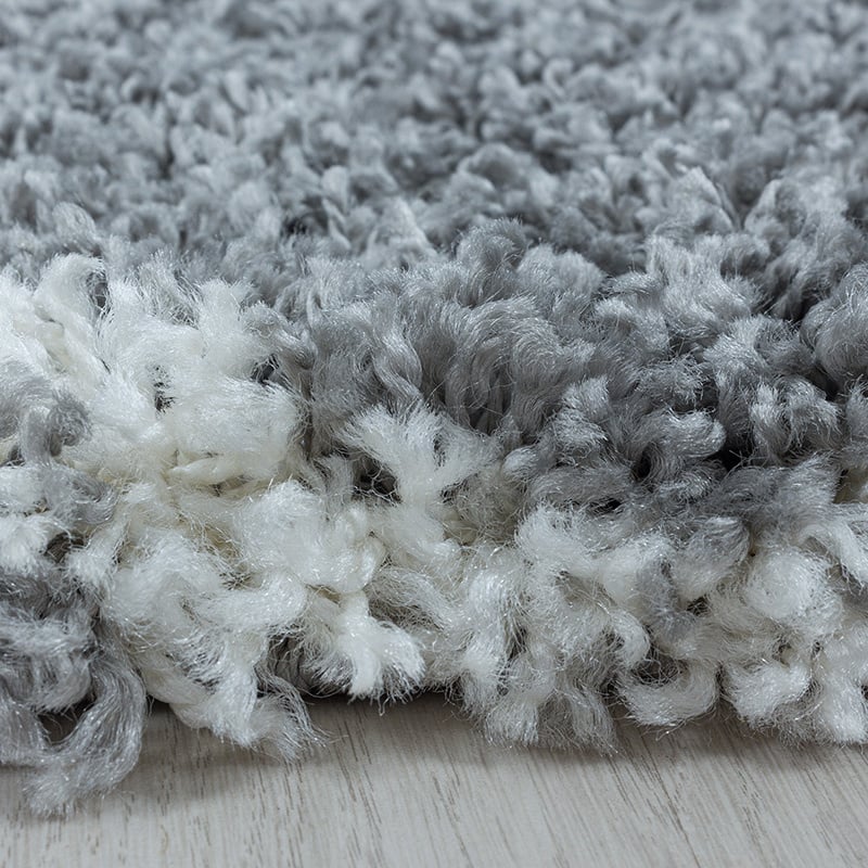 Berber Floor Rug - Agadir Circle Grey/Cream