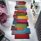 Abstract runner - Stracto Collage Multicolor