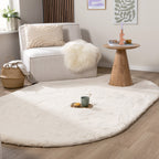Oval High Pile Rug - Comfy Supreme Cream