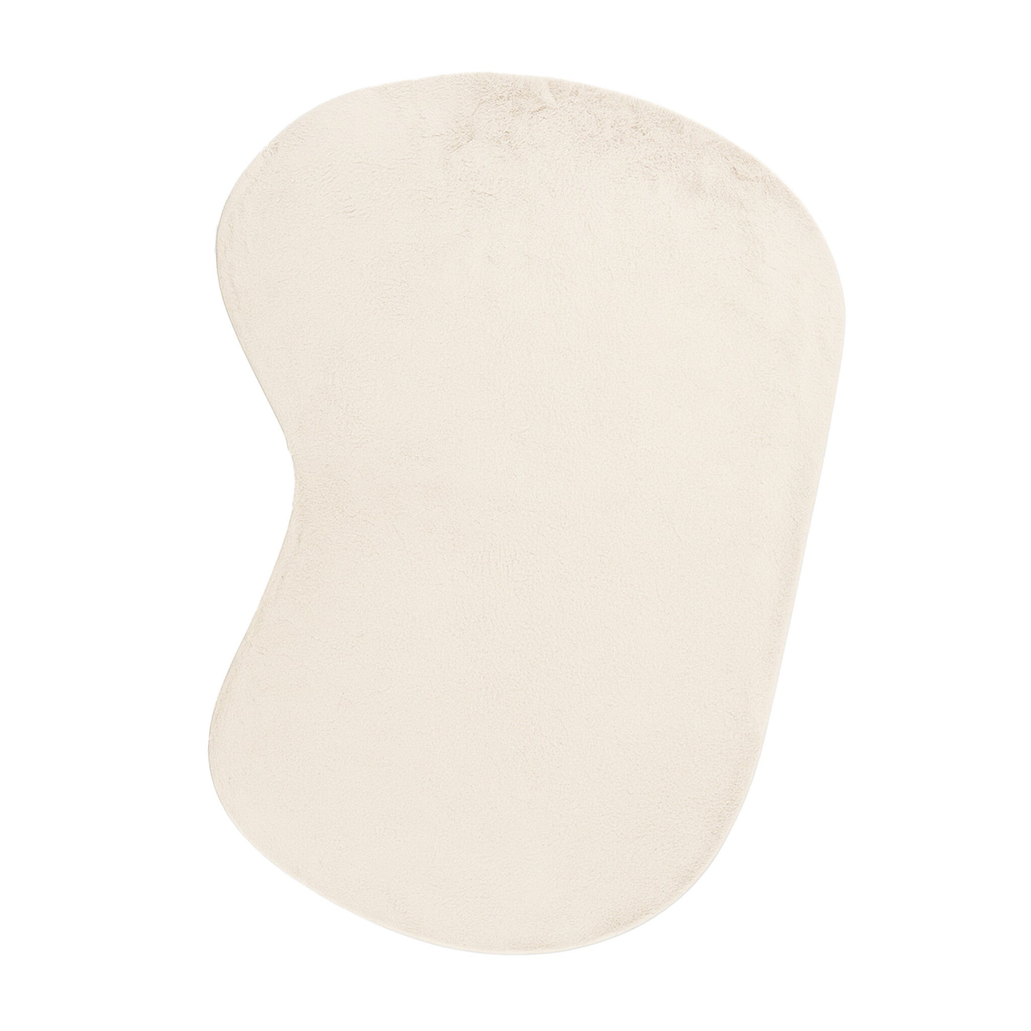 Soft Low-Pile Rug – Cozy Ripple Cream